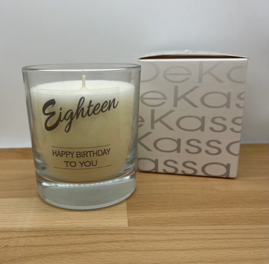 Eighteen Happy Birthday to you | Luxury Scented Candle