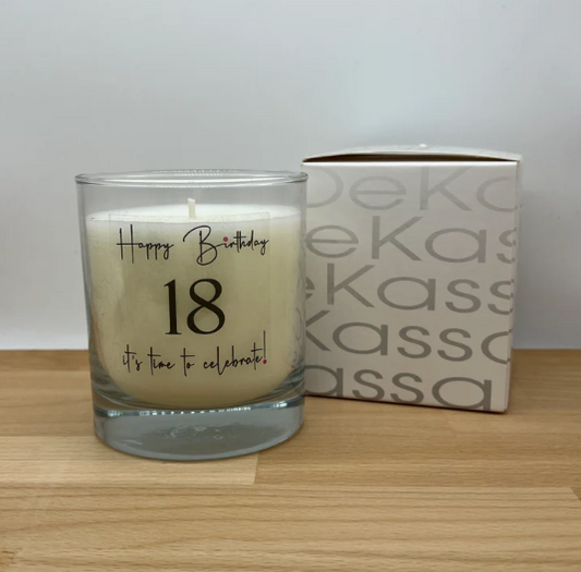 Happy Birthday 18 it's time to celebrate! | Luxury Scented Candle