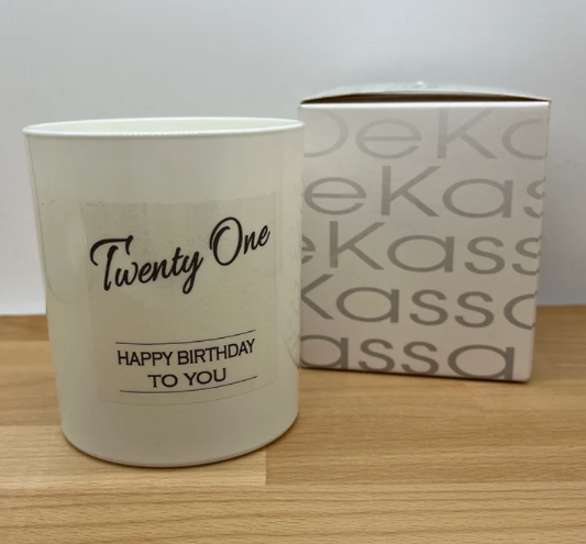 Twenty One Happy Birthday to you | Luxury Scented Candle