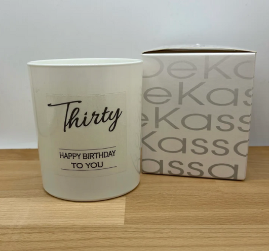 Thirty Happy Birthday to you | Luxury Scented Candle