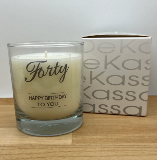 Forty Happy Birthday to you | Luxury Scented Candle