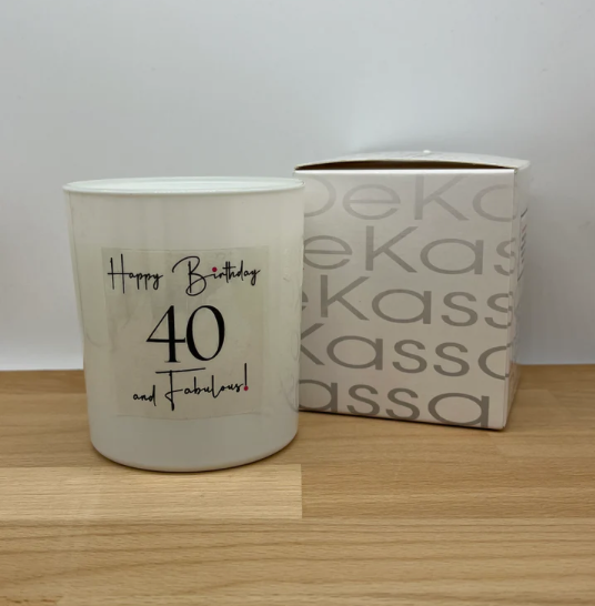 Happy Birthday 40 and Fabulous! | Luxury Scented Candle