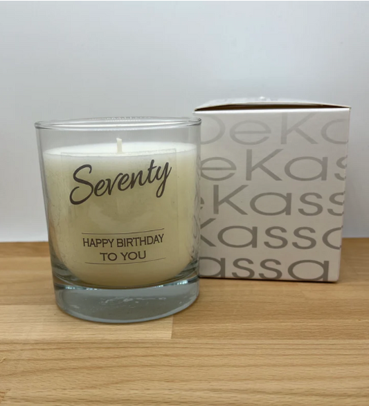 Seventy Happy Birthday to you | Luxury Scented Candle