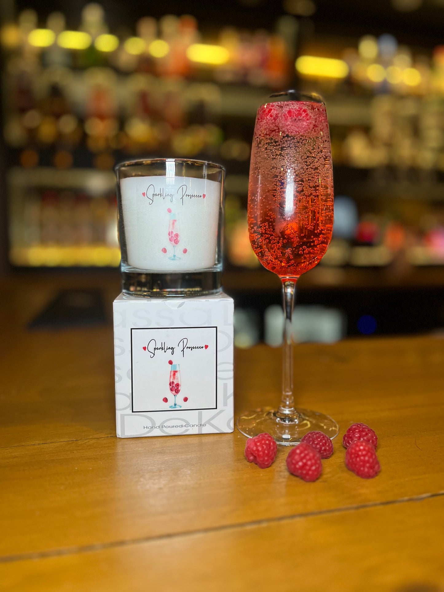 Pink Champagne | Luxury Scented Cocktail Candle