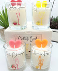 cocktail candle gift set