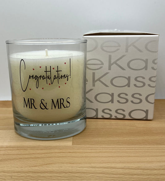 Congratulations! Mr & Mrs | Luxury Scented Candle