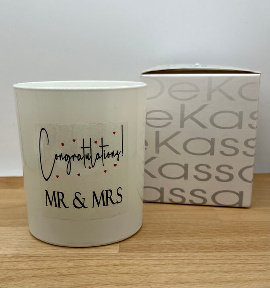 Congratulations! Mr & Mrs | Luxury Scented Candle