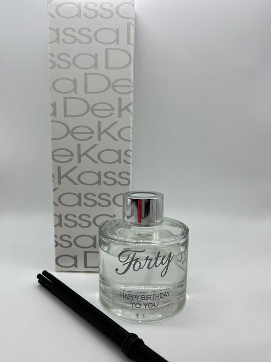 Forty Happy Birthday To You | Luxury Scented Reed Diffuser