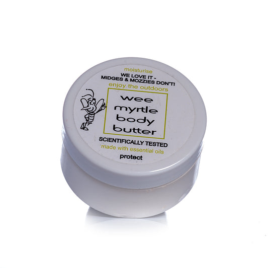 Wee Myrtle Body Butter | Natural Skin Care we love, midgies and mozzies don't
