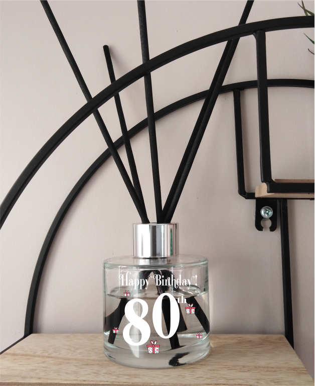 Happy Birthday 80 | Luxury Scented Reed Diffuser