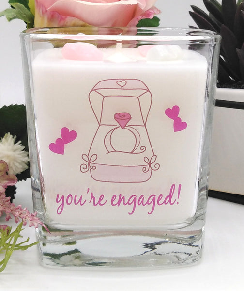 You're Engaged luxury hand poured candle
