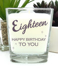 18th birthday gift scented candle